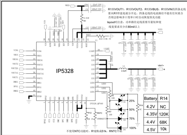 IP5328充电宝 平板 USB PD移动电源快充