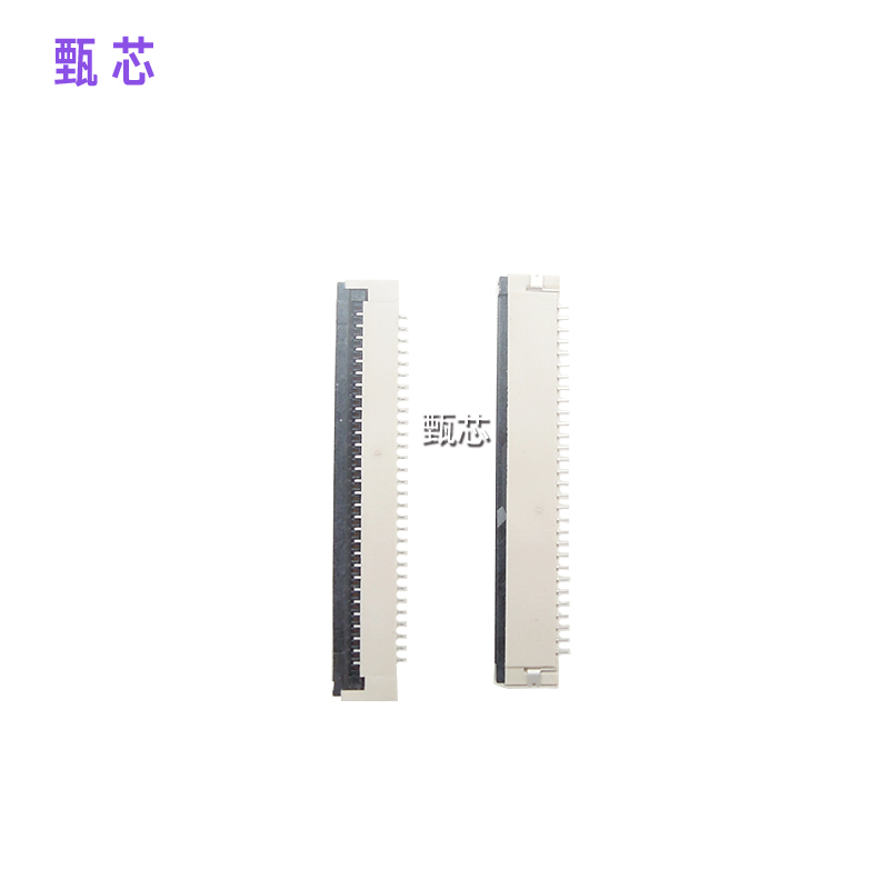 供应1.0mm 翻盖FFC/FPC连接器排线插座30P