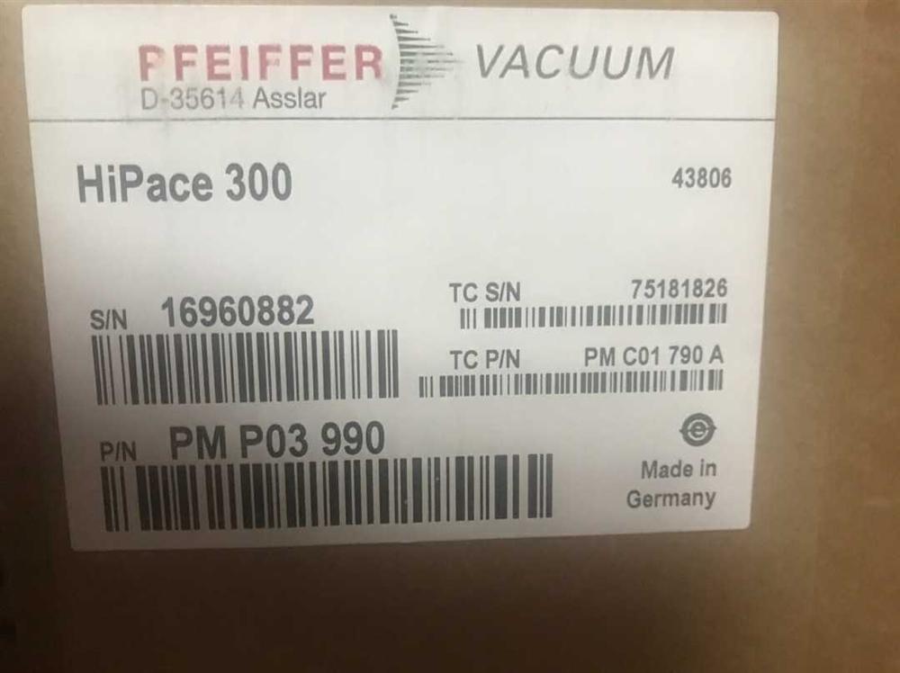 德国Pfeiffer普发涡轮分子泵HiPace 300不带泵控器  沃特世配件号700004504
