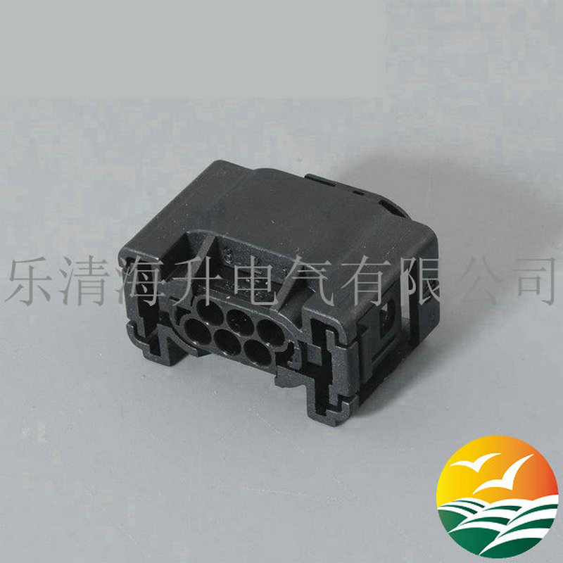 6孔黑色连接器1-967616-1