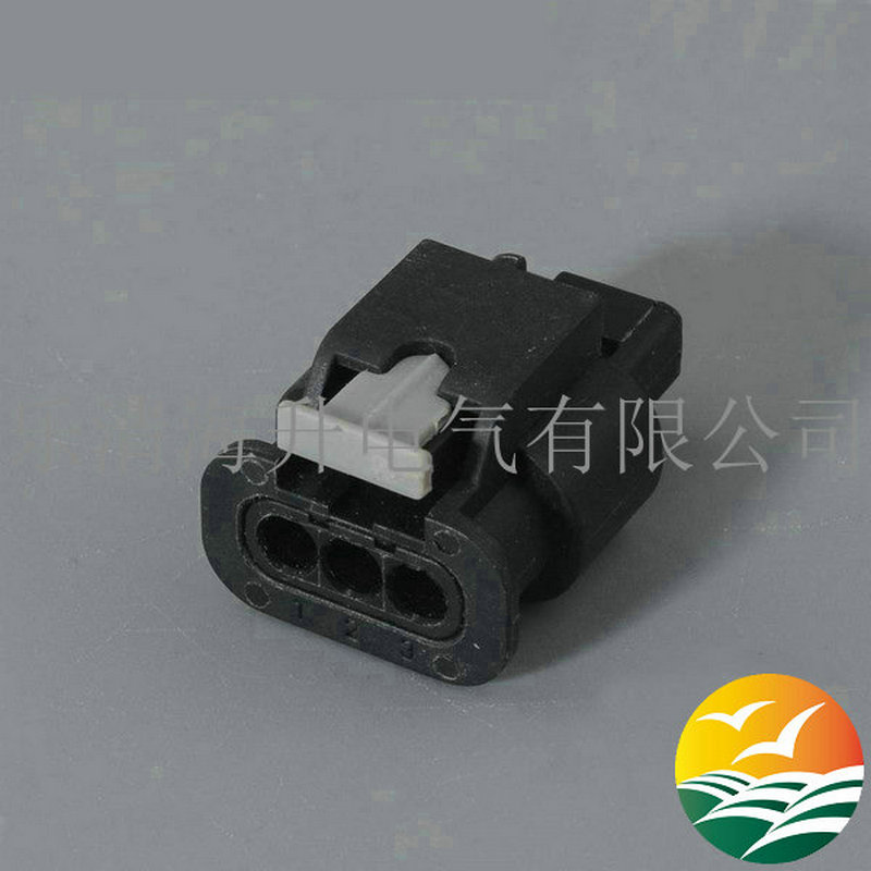黑色3孔连接器1488991-2