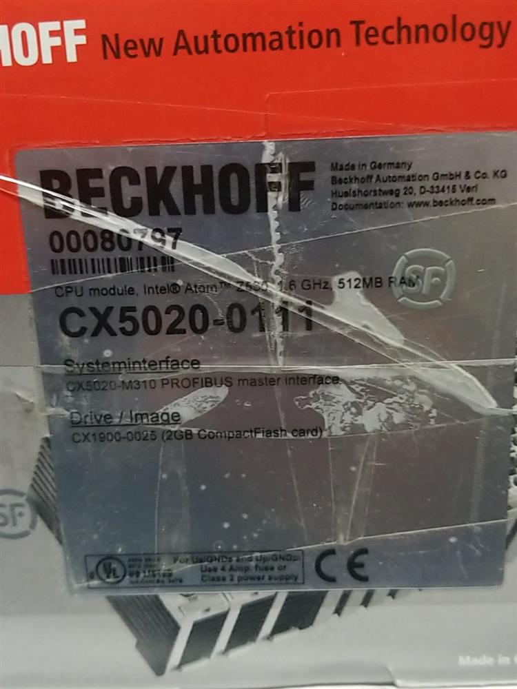 ¹BECKHOFF  PLC CX5020-0111, CX5020-0112