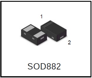 ESD静电二极管ESD05V88D-LC无铅环保0.5pF