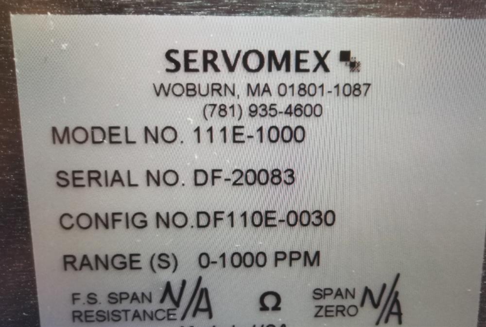 Ӣ˸÷SERVOMEXDF-110E     111E-1000    0-1000PPM