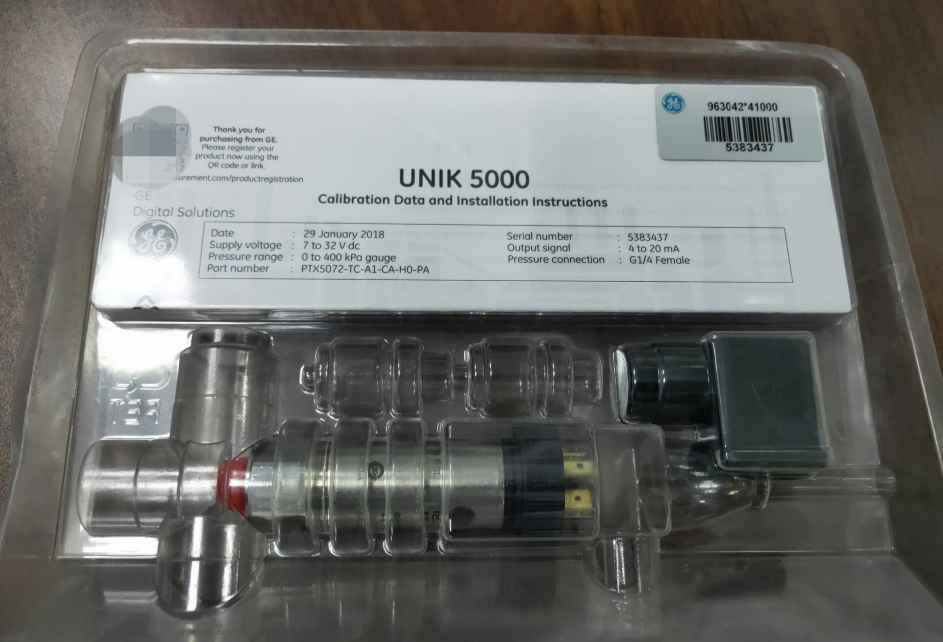 GE UNIK5000   PTX5072-TC-A1-CA-HO-PA    0-400kPA  压力传感器