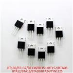 BTB16 BTA16600B BT136/BT152 BTA24单/双向可控硅 晶闸管 直插