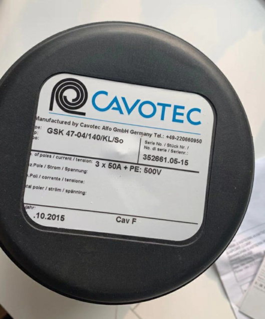 全新瑞士Cavotec GSK 47-04/140/KL/so海瑞克电缆卷筒 500V