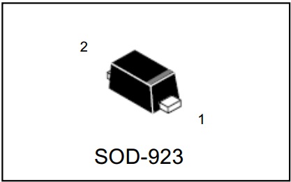 ESD静电二极管LESD9L5.0CT5G双向0.5pF现货