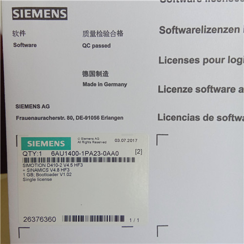 西门子控制单元D410-2 1GB CF卡